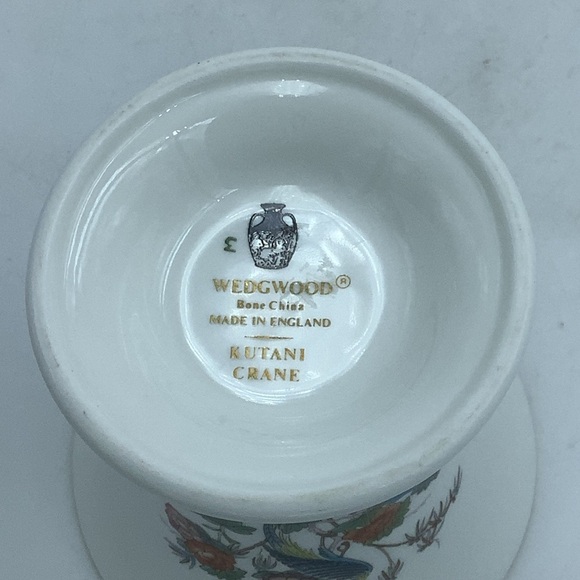 Wedgwood Kutani Crane English Bone China Small Vase - Picture 9 of 9